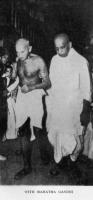 Sardar Patel with Mahatma Gandhi