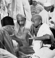 Maulana Azad, Sardar Patel and Gandhi